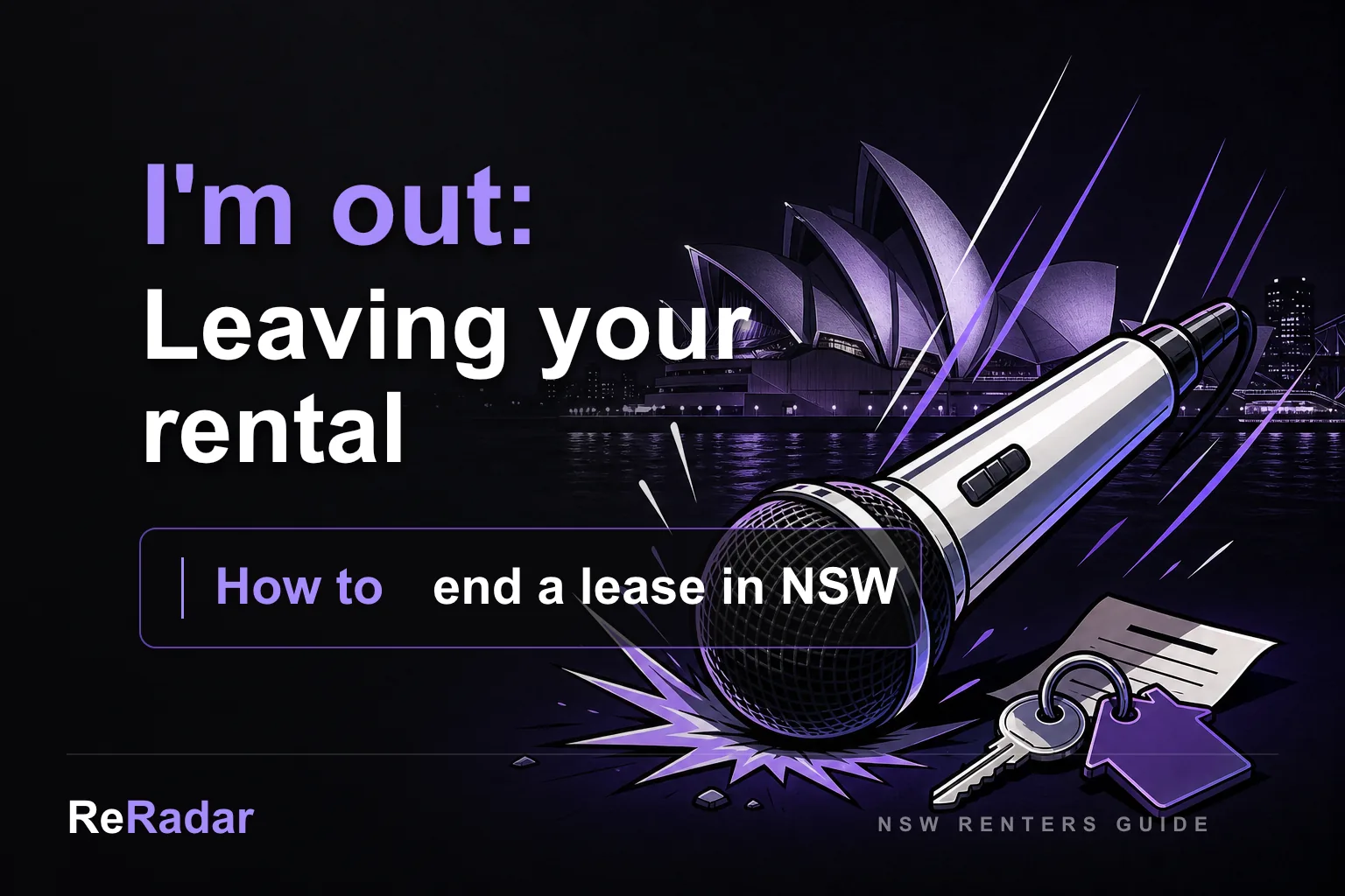 I'm out: Leaving your rental